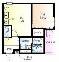 フジパレス平野上町ウエストの間取り