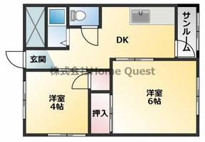HY宝持マンションの間取り