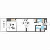 Dimus北浜の間取り