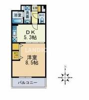 アドラブール干隈の間取り