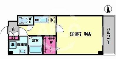 グランロード立売堀の間取り