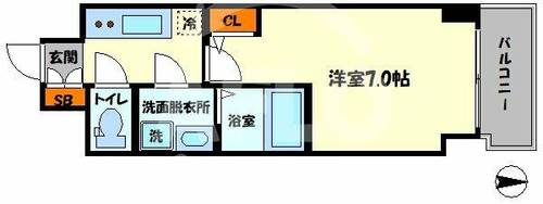 S-RESIDENCE福島Alovitaの間取り