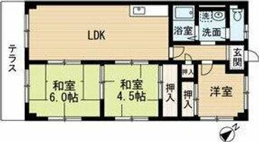ミューズ・ポカホンタスの間取り