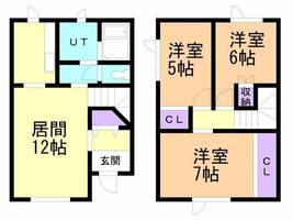物件の間取り画像