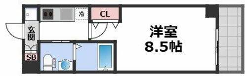 Welina日本橋の間取り