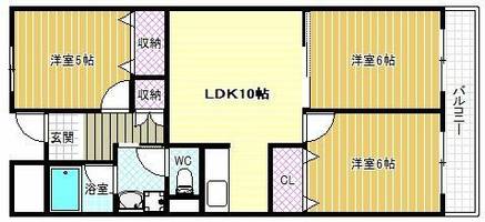 物件の間取り画像