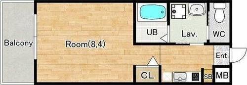 ピーステン名駅南の間取り