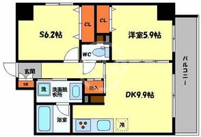 ルーチェ桜川の間取り