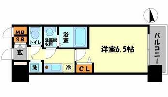 プレサンス四天王寺前夕陽ヶ丘の間取り
