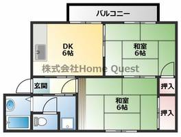 ハイツ成法の間取り