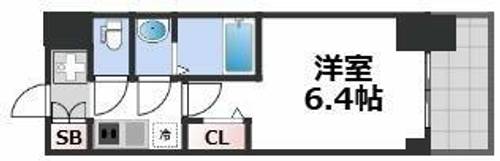 WORVE大阪本町の間取り