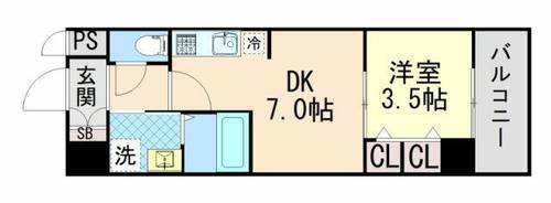 ファーストフィオーレ東灘の間取り