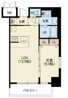 ラクラス本町東1001の間取り