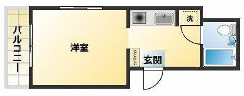 キッポー平野上町202の間取り