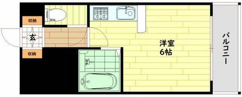 大阪府大阪市都島区都島南通2丁目(マンション)の賃貸物件の間取り