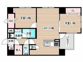 ティマー・レジデンシィ塚口の間取り