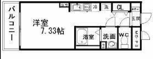 poggio al sole uno206の間取り