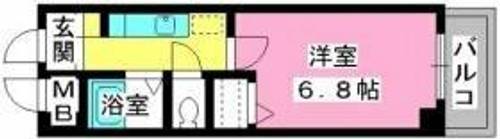 福岡県福岡市南区三宅3丁目(マンション)の賃貸物件の間取り