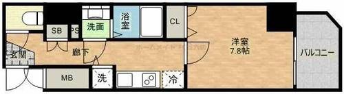 プレサンス上町台リベルテの間取り