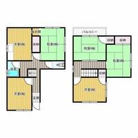 大阪府羽曳野市島泉7丁目(一戸建)の賃貸物件の間取り