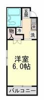 ヴィラ田中町201の間取り
