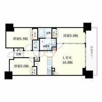 リバーガーデン四天王寺の間取り