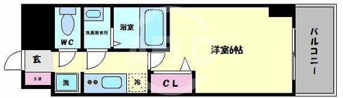 スプランディッド天王寺パークサイドの間取り