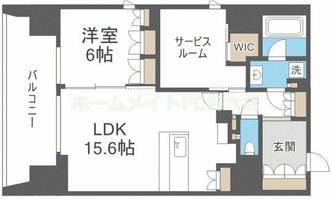 Noire北堀江の間取り