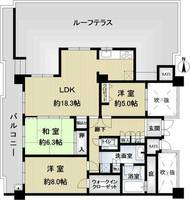 ローレルコート新千里東町あかしやの丘Ⅰ番館の間取り
