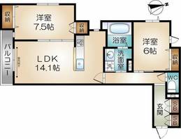 物件の間取り画像