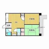 ハイツ米屋の間取り