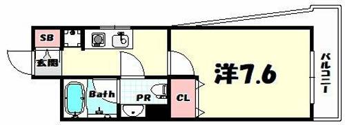 インベスト神戸エアフロントの間取り