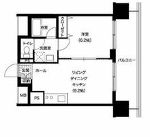 福岡県福岡市早良区西新4丁目(マンション)の賃貸物件の間取り