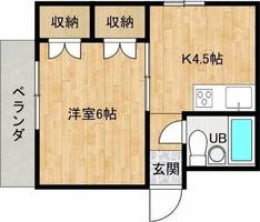 サニーハイツ都島の間取り
