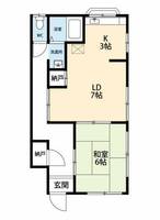 藤コーポ201の間取り