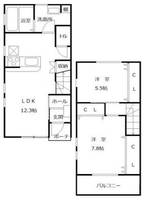 物件の間取り画像