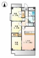 ITOH壱番館303の間取り