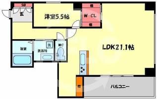 Lega梅北の間取り