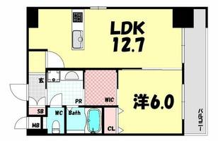 アドバンス神戸グルーブの間取り