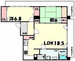 ハーバーズコートの間取り