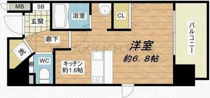 プレサンス大手前パークサイドⅡの間取り