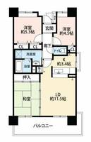 公社賃貸SMALIO 鷹合4-701の間取り