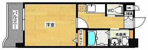 ピュアドームサンミッシェル博多の間取り