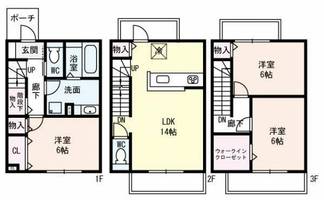ヴィクトワールサカノの間取り