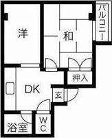 メビウス京橋南レジデンスの間取り