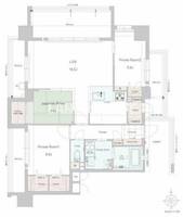 パークアソシア室見河畔の間取り