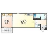 大阪府貝塚市小瀬(アパート)の賃貸物件の間取り