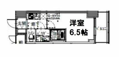S-RESIDENCE阿波座Westの間取り