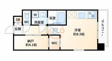 レジディア新大阪の間取り