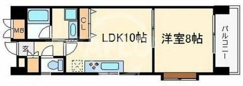 CITY SPIRE桜川Ⅰの間取り